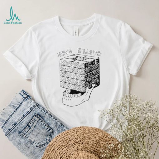 Castle face one large skull shirt