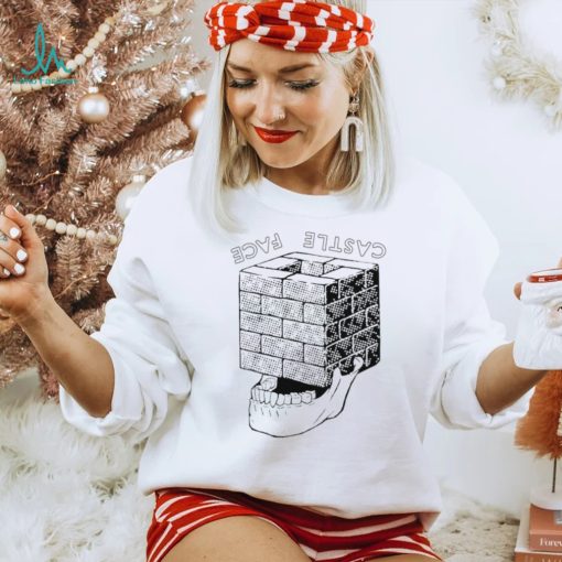 Castle face one large skull shirt