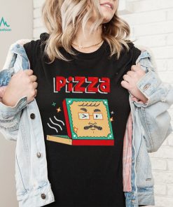 Chainsaw Shan Pizza box face John Green art shirt