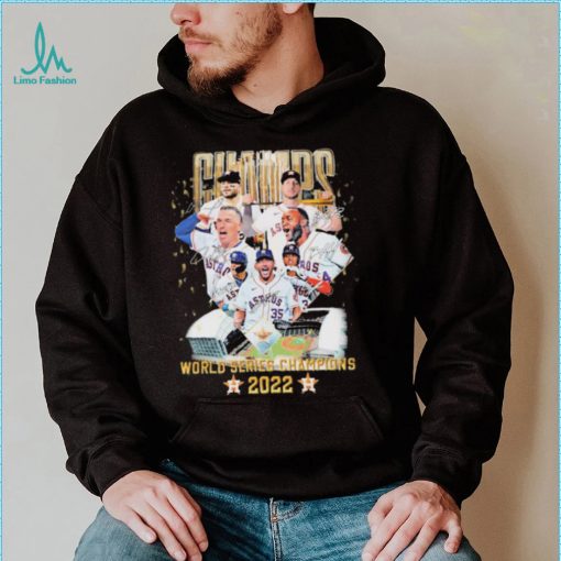 Champs World Series Champions 2022 Houston Astros Signatures Shirt