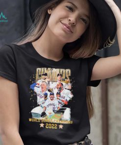Champs World Series Champions 2022 Houston Astros Signatures Shirt