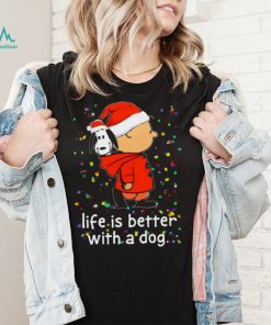 Charlie Brown And Snoopy Life Is Better With A Dog Charlie Brown Christmas T shirt1