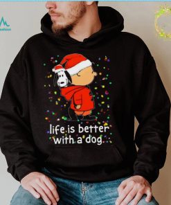 Charlie Brown And Snoopy Life Is Better With A Dog Charlie Brown Christmas T shirt2