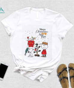 Charlie Brown Christmas T shirt Merry Xmas And Happy New Year Charlie Brown And Snoopy