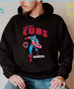 Chicago Cubs Captain America Marvel retro shirt