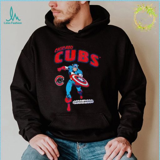 Chicago Cubs Captain America Marvel retro shirt