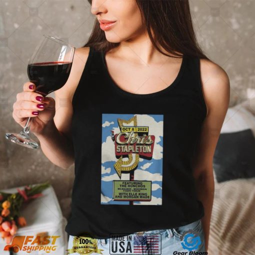 Chris stapleton october 8 2022 fiserv forum milwaukee wi shirt