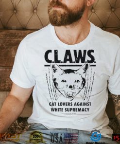 Claws cat lovers against white supremacy cat magic punks t shirt