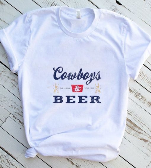 Cowboys And Beer Country Music T Shirt