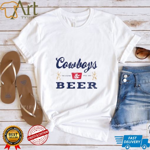 Cowboys And Beer Country Music T Shirt