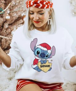 Cutedesign Santa Hat Present Holiday Stitch Christmas Unisesx T Shirt