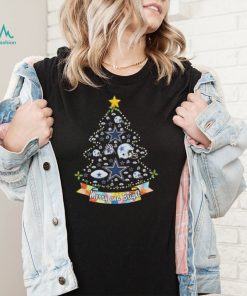 Dallas Cowboys Xmas Tree Merry And Bright Christmas Sweatshirt