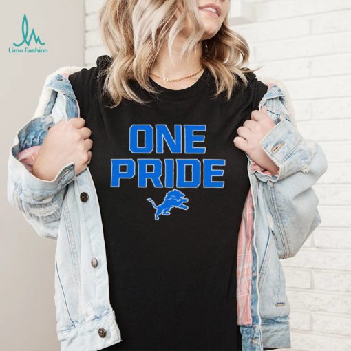 Detroit Lions One Pride logo 2022 shirt