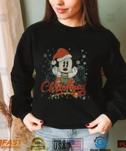Disney Christmas Mickey And Minnie Magic Kingdom T Shirt1