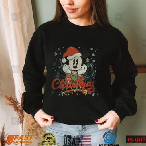 Disney Christmas Mickey And Minnie Magic Kingdom T Shirt