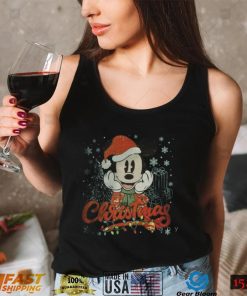 Disney Christmas Mickey And Minnie Magic Kingdom T Shirt2