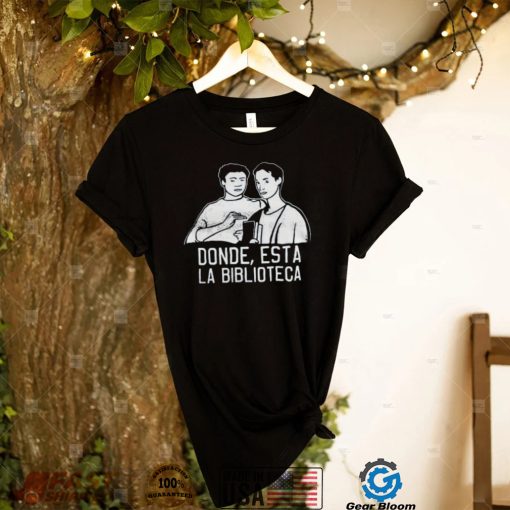 Donde esta la biblioteca shirt