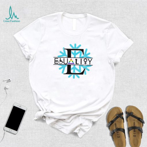 Equality snow Christmas shirt