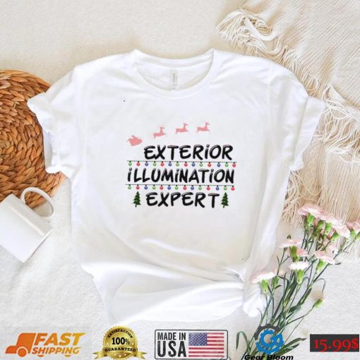 Exterior Illumination Expert Christmas Light Decorator Shirt