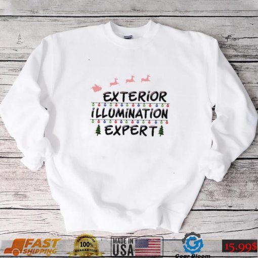 Exterior Illumination Expert Christmas Light Decorator Shirt