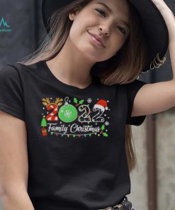 FAMILY CHRISTMAS 2022 MERRY XMAS BALL LIGHT GARDEN REINDEER SHIRT