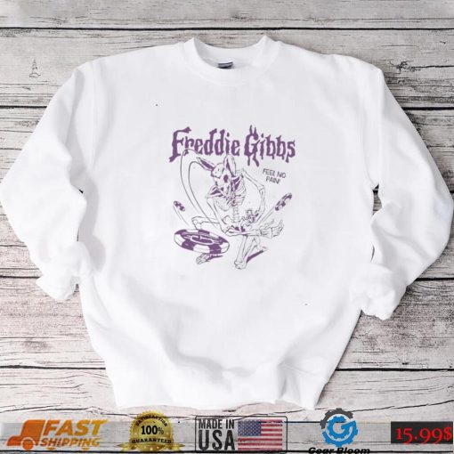 Freddie Gibbs skeleton rabbit feel no pain art shirt