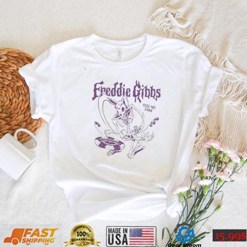 Freddie Gibbs skeleton rabbit feel no pain art shirt