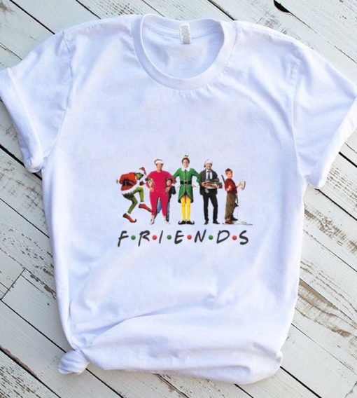 Friends Christmas TShirt, 90s Movie Actors, Family Vacation Tee, Santa Ralphie Clark Griswold Grinch Kevin McAllister