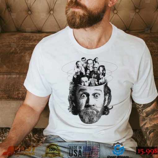 George Carlin amazing brain art shirt