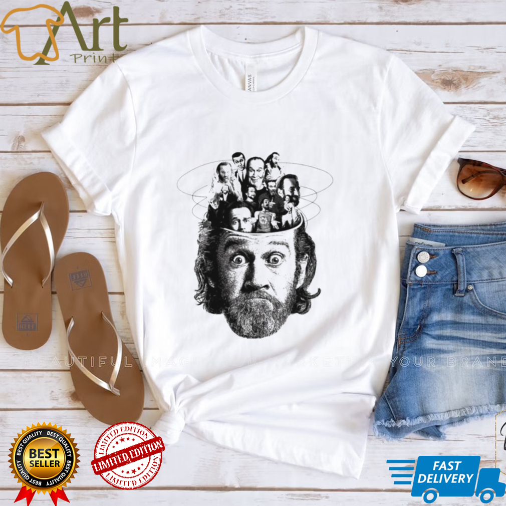 George Carlin amazing brain art shirt George Carlin amazing brain art shirt