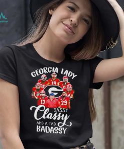 Georgia Bulldogs lady sassy classy and a tad badassy shirt