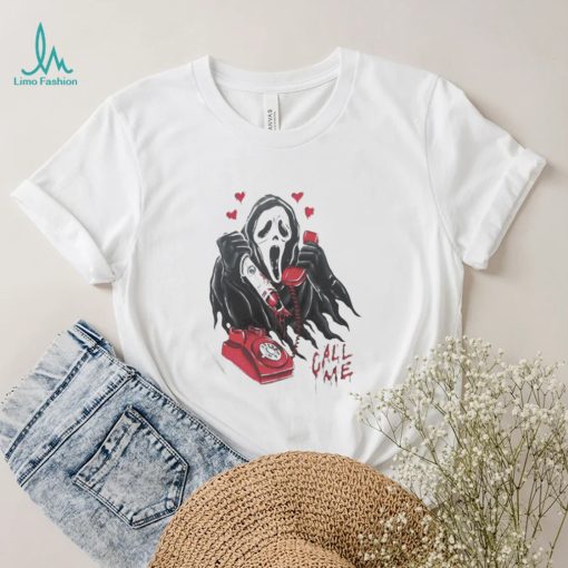 Ghostface Call Me Halloween shirt