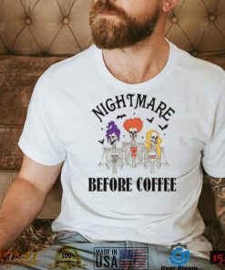 GllH1tml Nightmare Before coffe Hocus Pocus Skeleton Tshirt1