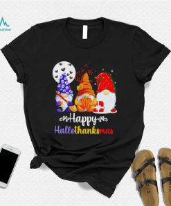 Gnomes Happy Hallothanksmas Halloween Thanksgiving Christmas 2022 shirt2
