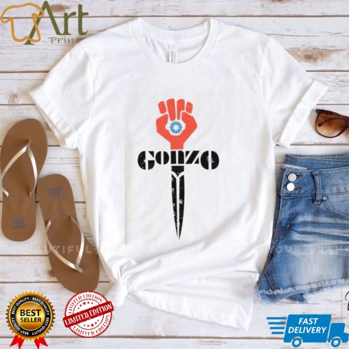 Gonzo T Shirt Fist Knife Logo Journalism Hunter S Thompson Cool Gift Tee For Fan