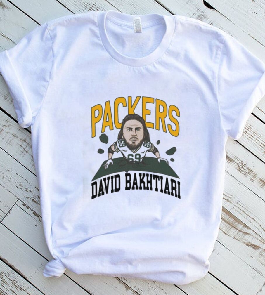 Green Bay Packers 69 David Bakhtiari Breakthrough T Shirt - Limotees