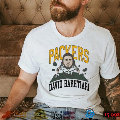 Green Bay Packers #69 David Bakhtiari Breakthrough T Shirt