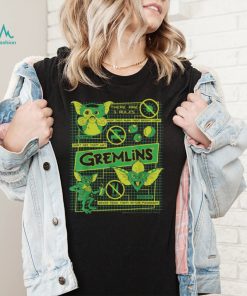 Gremlins Three Rules Schematics Horror Movie Trending Unisex T Shirt