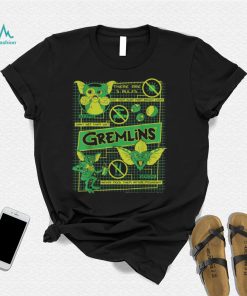 Gremlins Three Rules Schematics Horror Movie Trending Unisex T Shirt