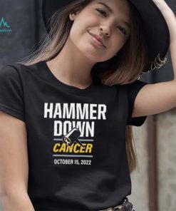 Hammer Down Cancer Purdue Boilermakers 2022 Shirt