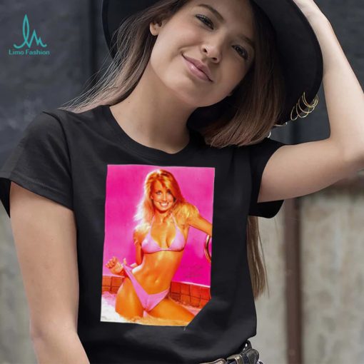 Heatherthomasaf in Burbank Love and Laughs Heather Thomas bikini photo shirt