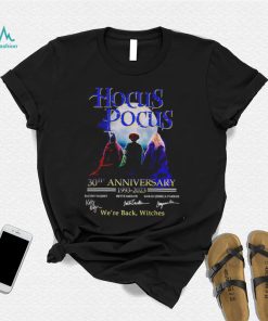 Hocus Pocus 30th Anniversary 1993 2023 were back witches Halloween 2022 shirt2