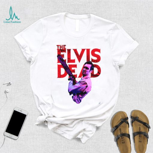 Horror Guy The Elvis Dead chainsaw Snarl Unisex T Shirt
