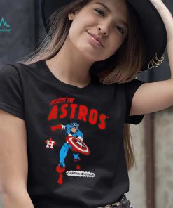 Houston Astros Captain America Marvel retro shirt