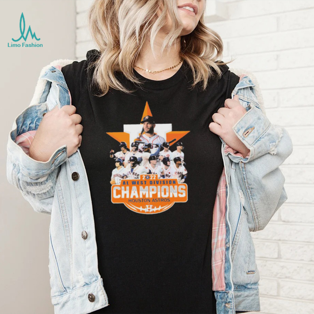 Houston Astros Team 2022 AL West Division Champions Shirt Houston Astros Team 2022 AL West Division Champions Shirt