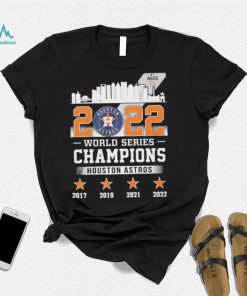 World Series Champions 2022 Houston Astros shirt 2X World Champs 2017, 2022  - Limotees