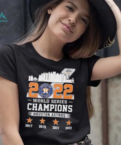 Houston Astros World Series Champions 2017 2022 Shirt