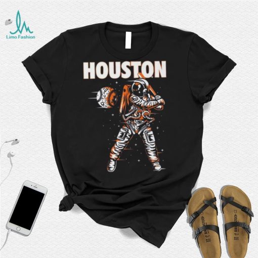 Houston baseball team astronaut space boy navy 2022 shirt