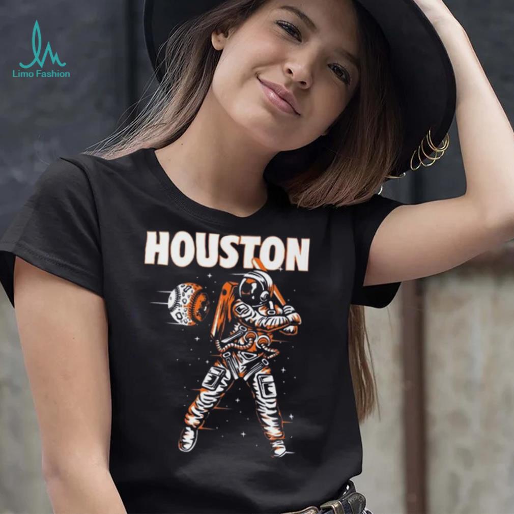 Vintage Houston Astros Baseball Team Astronaut Space Boy Shirt
