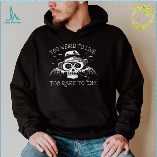 Hunter S Thompson Shirt Too Weird To Live Too Rare To Die Tee Fear And Loathing In Las Vegas Shirt For Mens Womens